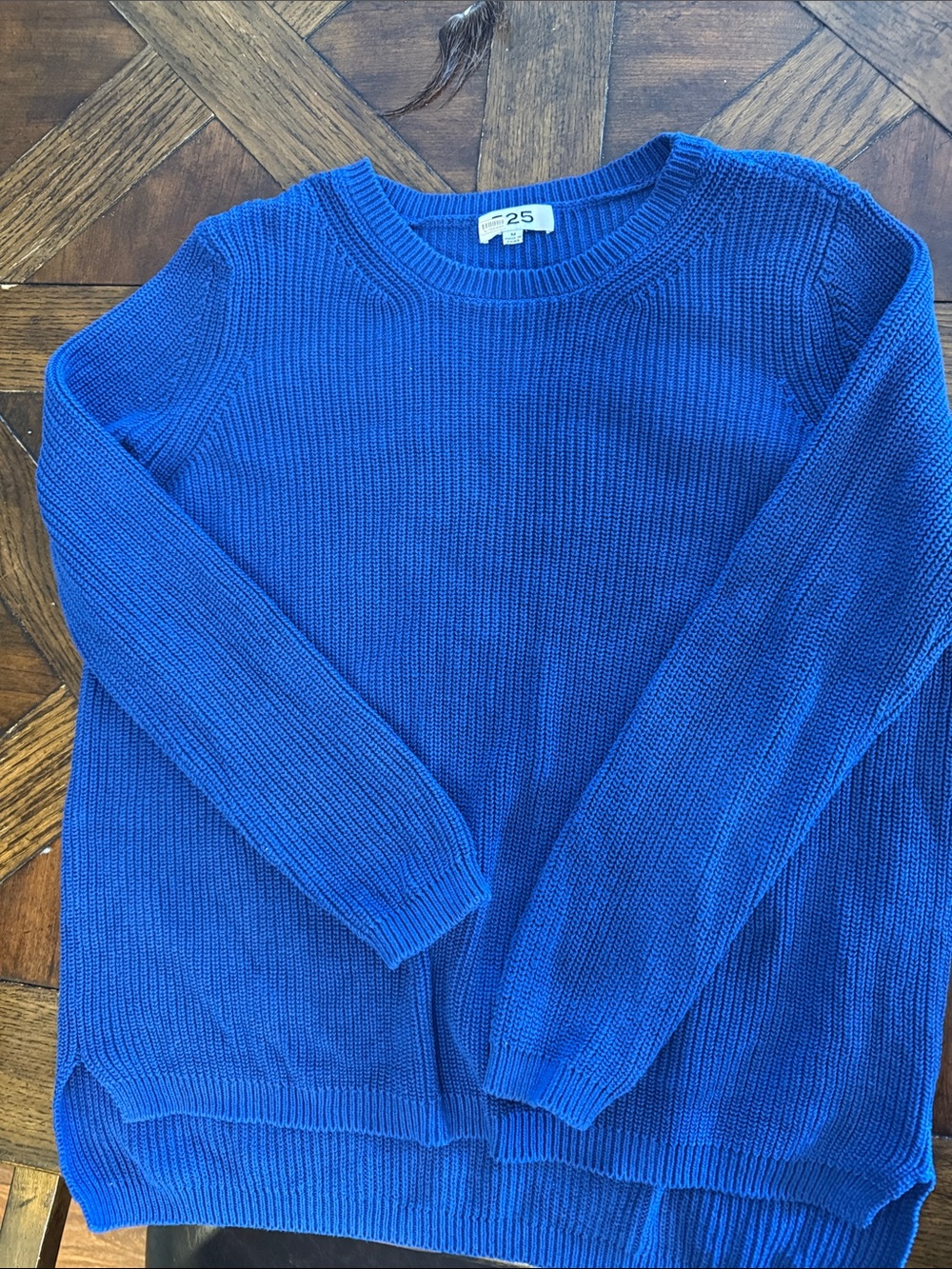 525 America Bright Blue Crew Neck Sweater